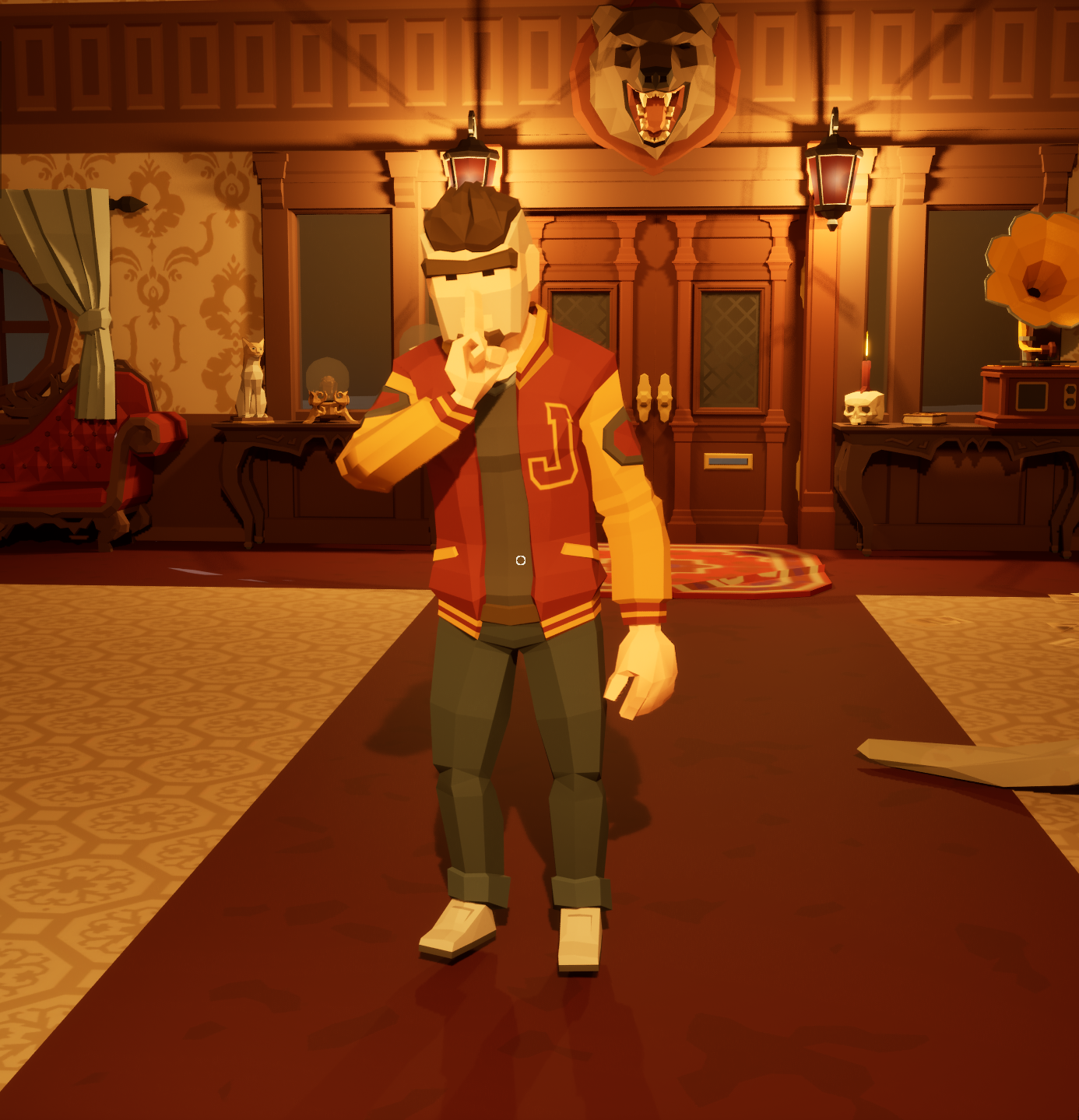 Hunting Contract in-game character gesture 2
