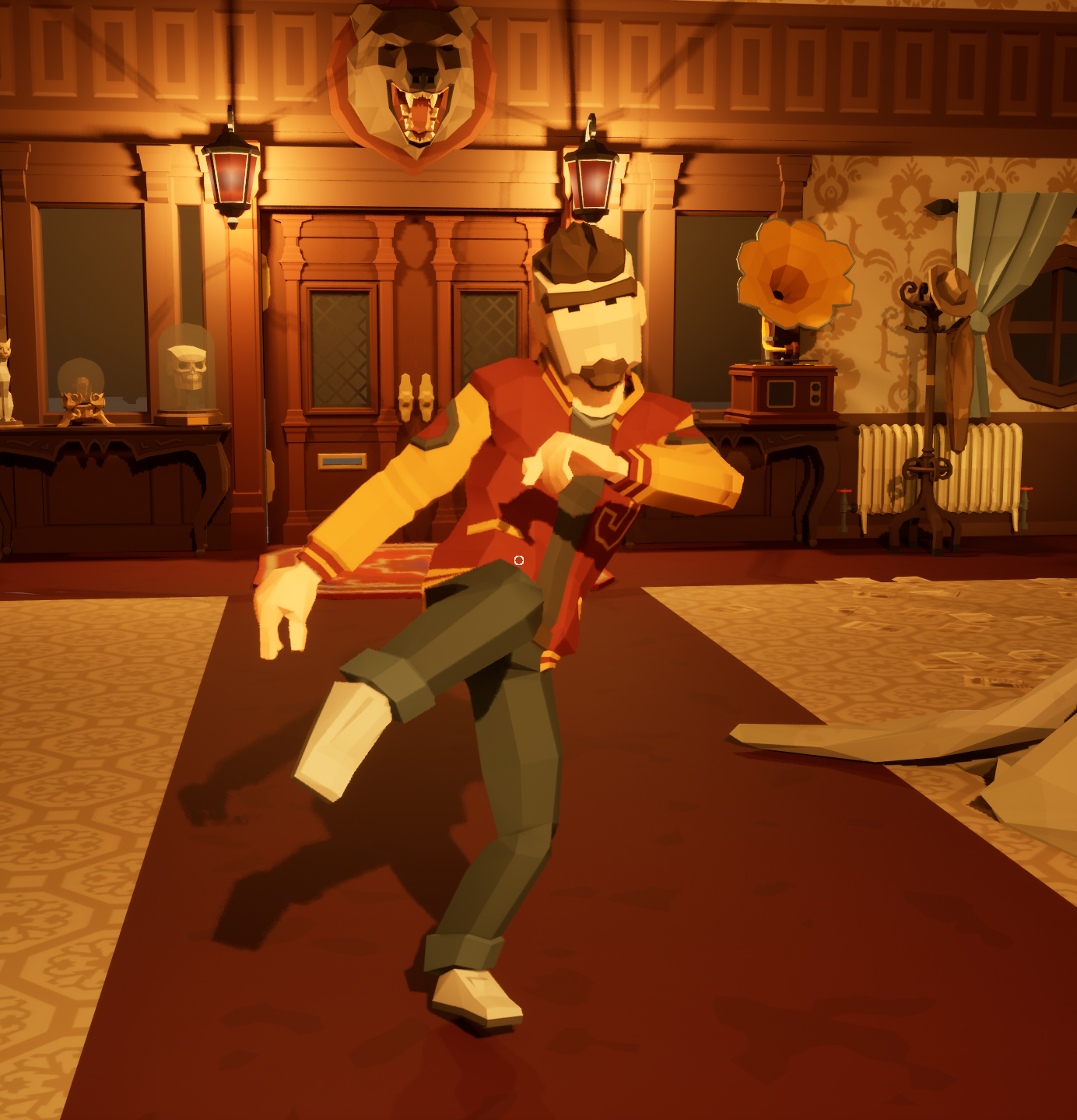 Hunting Contract in-game character gesture 4